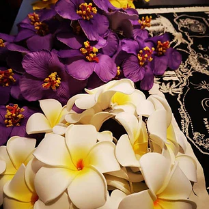 Pack 8 Flores Tipanie Blancas Para Cabello