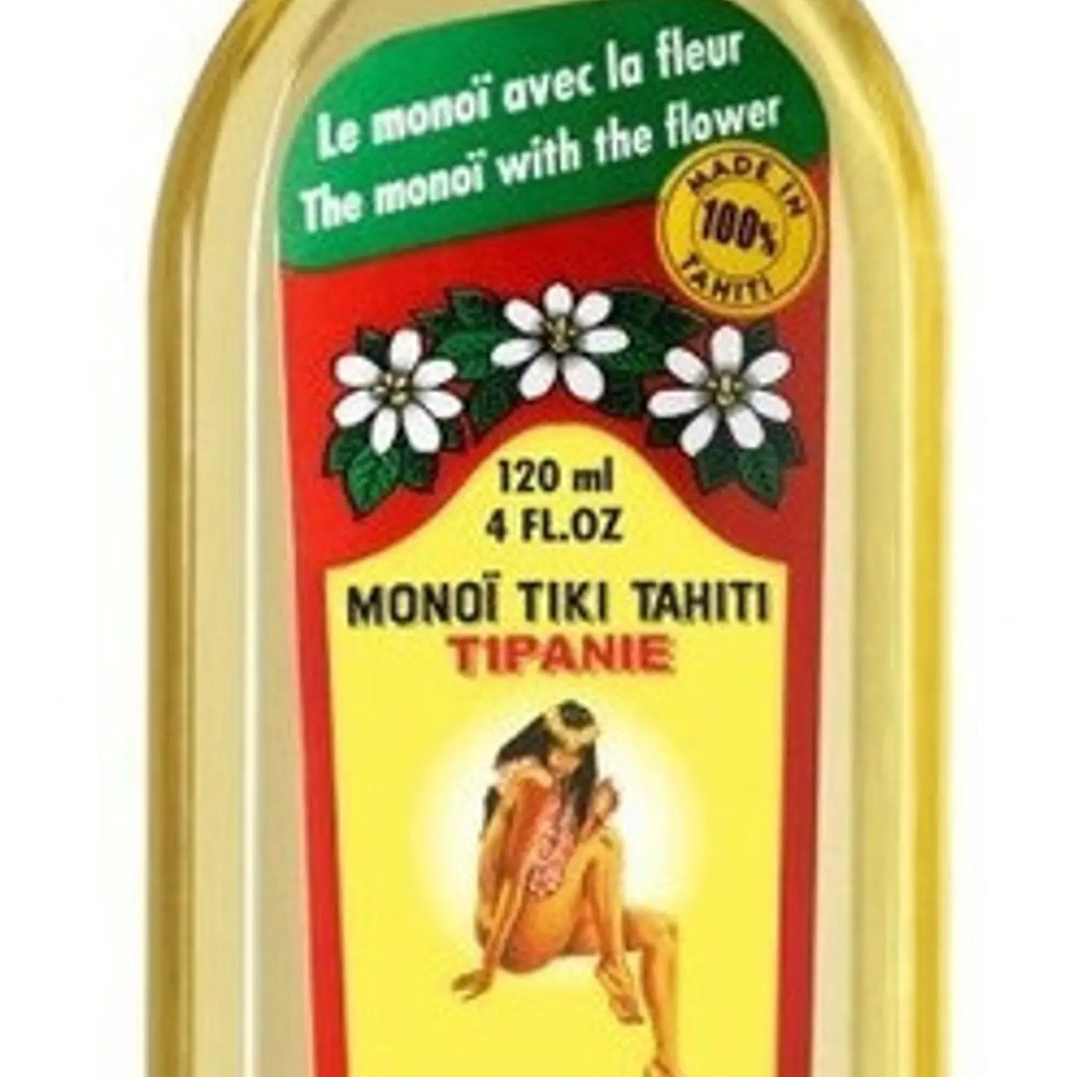 Monoi Hidrante Tiki Tahiti Tipanie Blanco 120ml 1