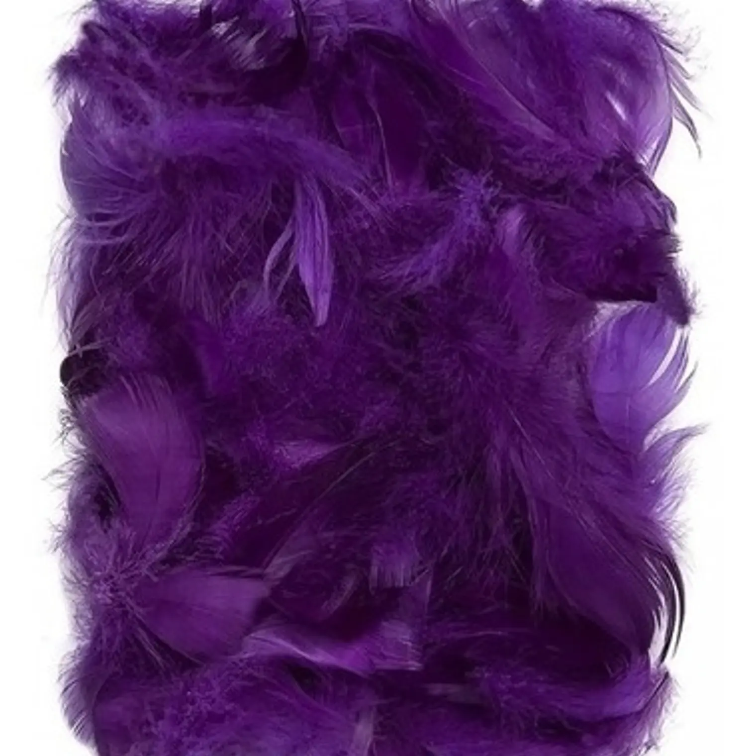 Bolsa Plumas Moradas Purpura 4 A 8cm app 100un 1