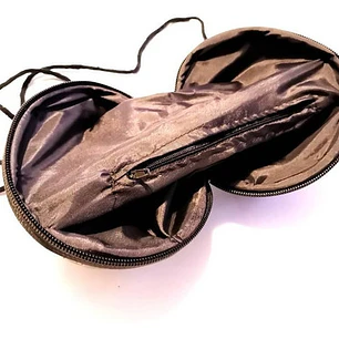 Cartera De Coco Con Cordón Y Cierre