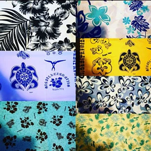 Cinturon De Entrenamiento Artesanal Tela Polinesica Amarilla