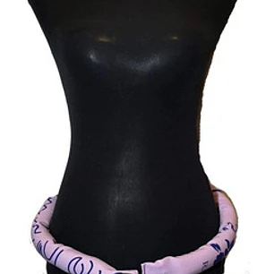 Cinturon De Entrenamiento, Con Tela Polinesica Color Lila