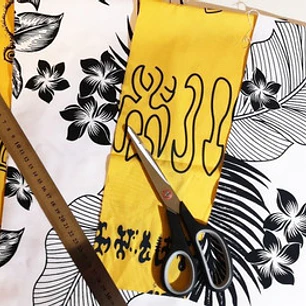 Cinturon De Entrenamiento, Con Tela Polinesica Color Blanco