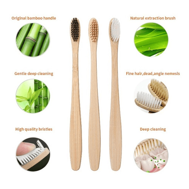 Cepillo De Dientes De Bambu