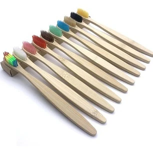 1 Cepillo De Dientes De Bambu con estuche de carton