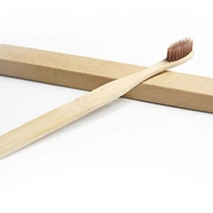 1 Cepillo De Dientes De Bambu con estuche de carton