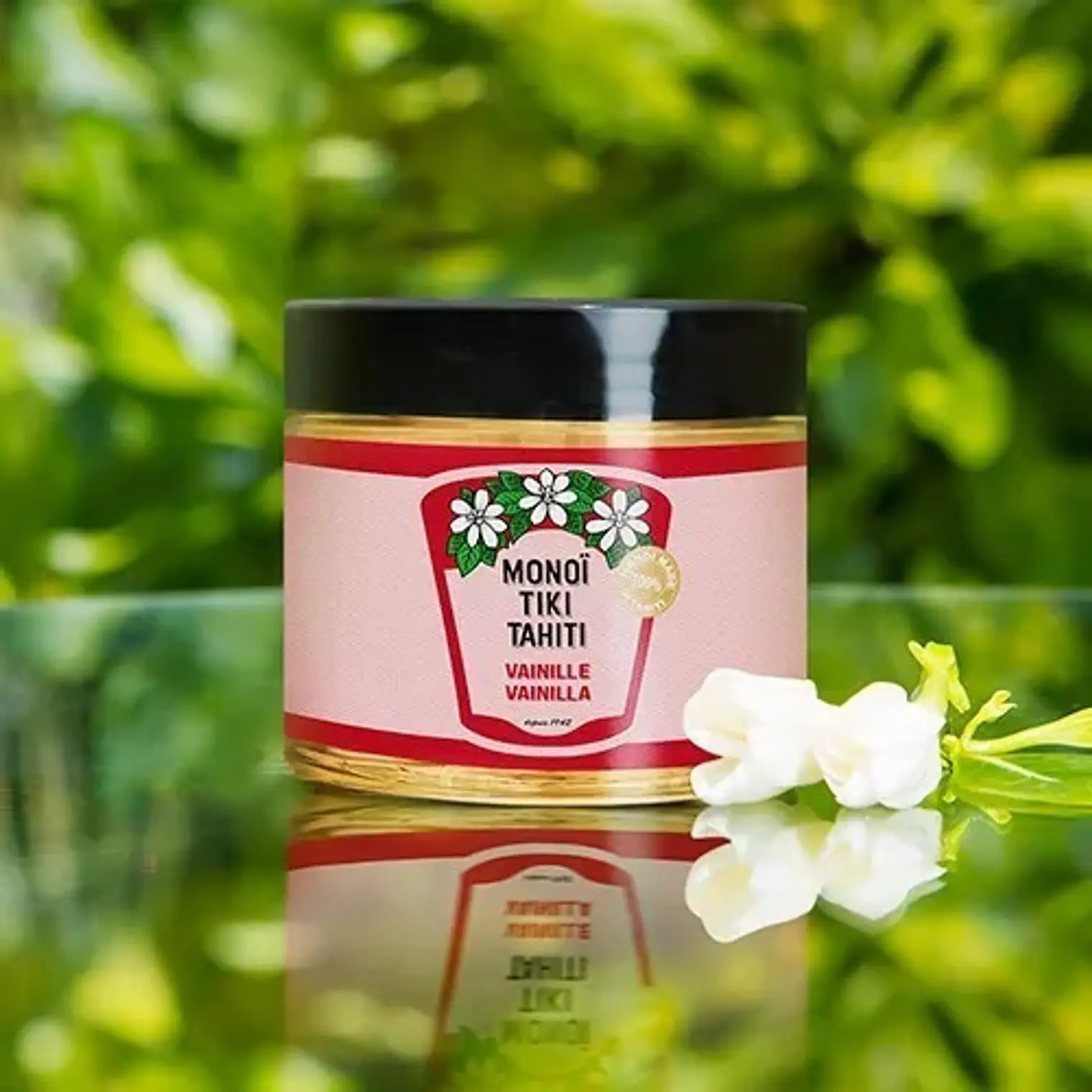 Pote 120ml Monoi Regenerador Vainilla Tiki Tahiti 3