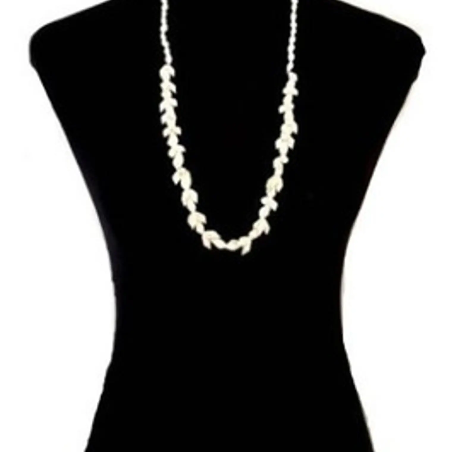 Collar De Conchitas Blanco Largo 40cm 2