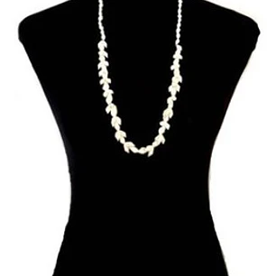 Collar De Conchitas Blanco Largo 40cm