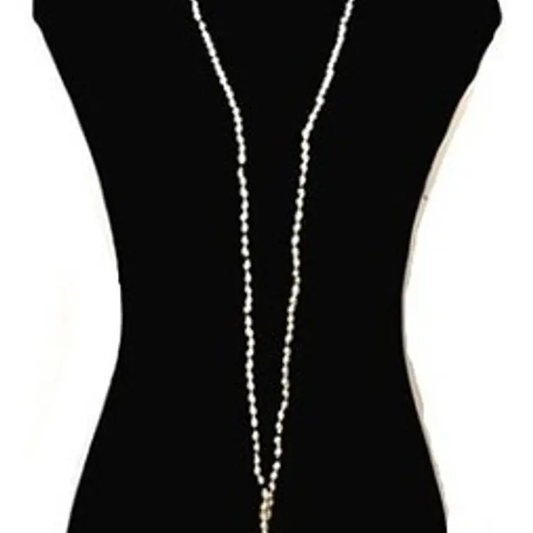 Collar De Conchitas Blanco Largo 120cm 7