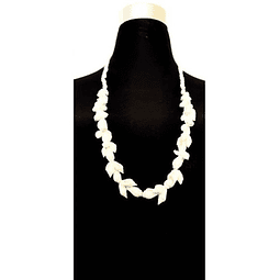 Collar De Conchitas Blanco Largo 40cm