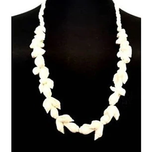 Collar De Conchitas Blanco Largo 40cm
