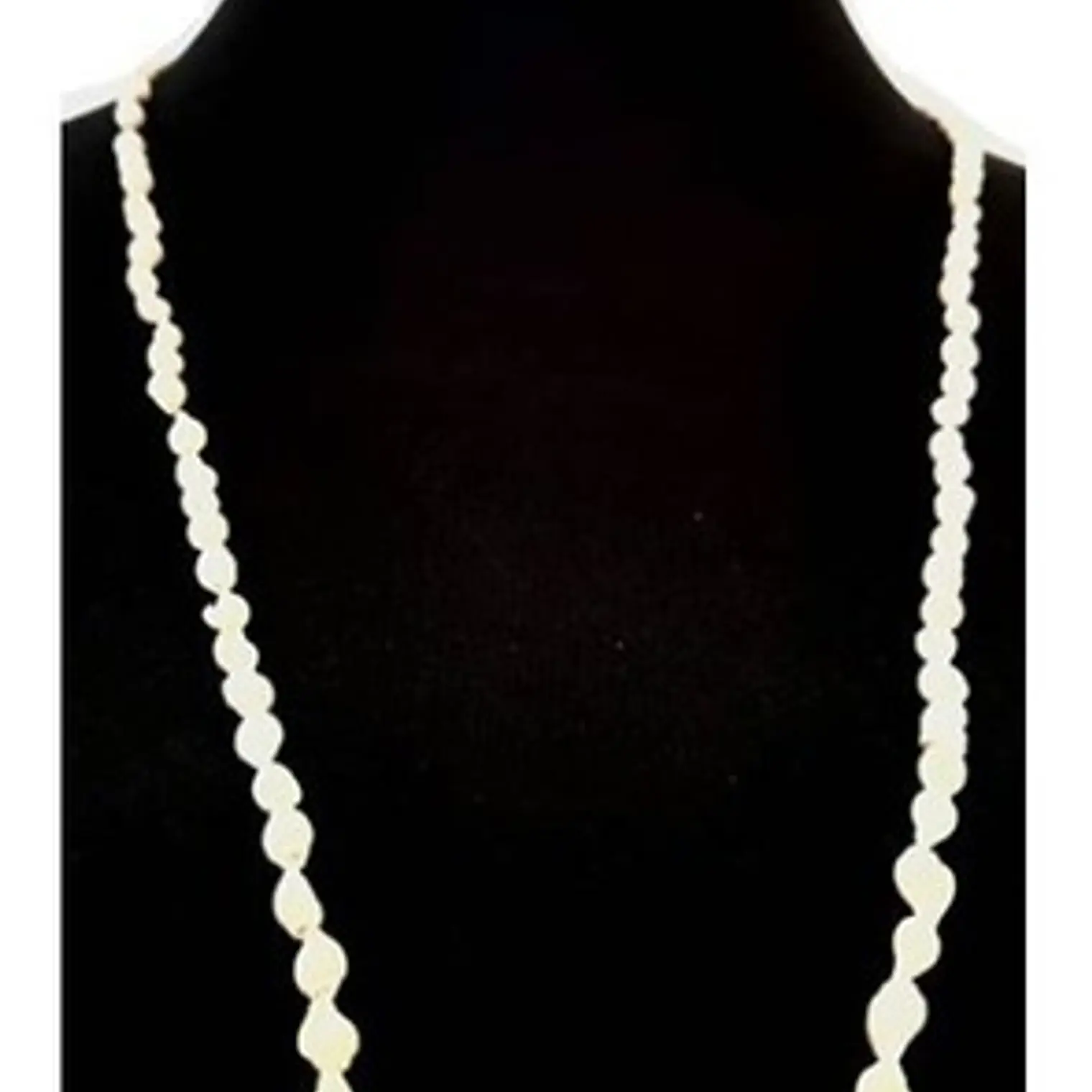 Collar De Conchitas Blanco Largo 120cm 6