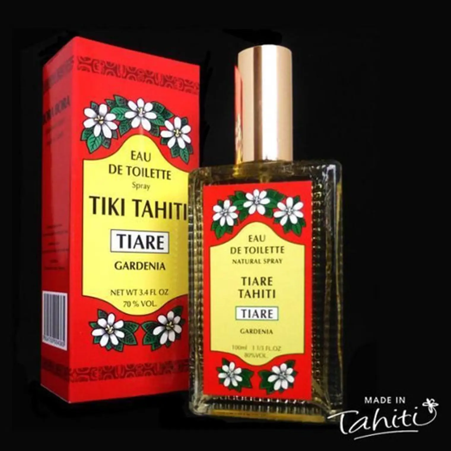 Perfume EAU the Toilette Monoi Tiki Tahiti Tiare 100ml 3