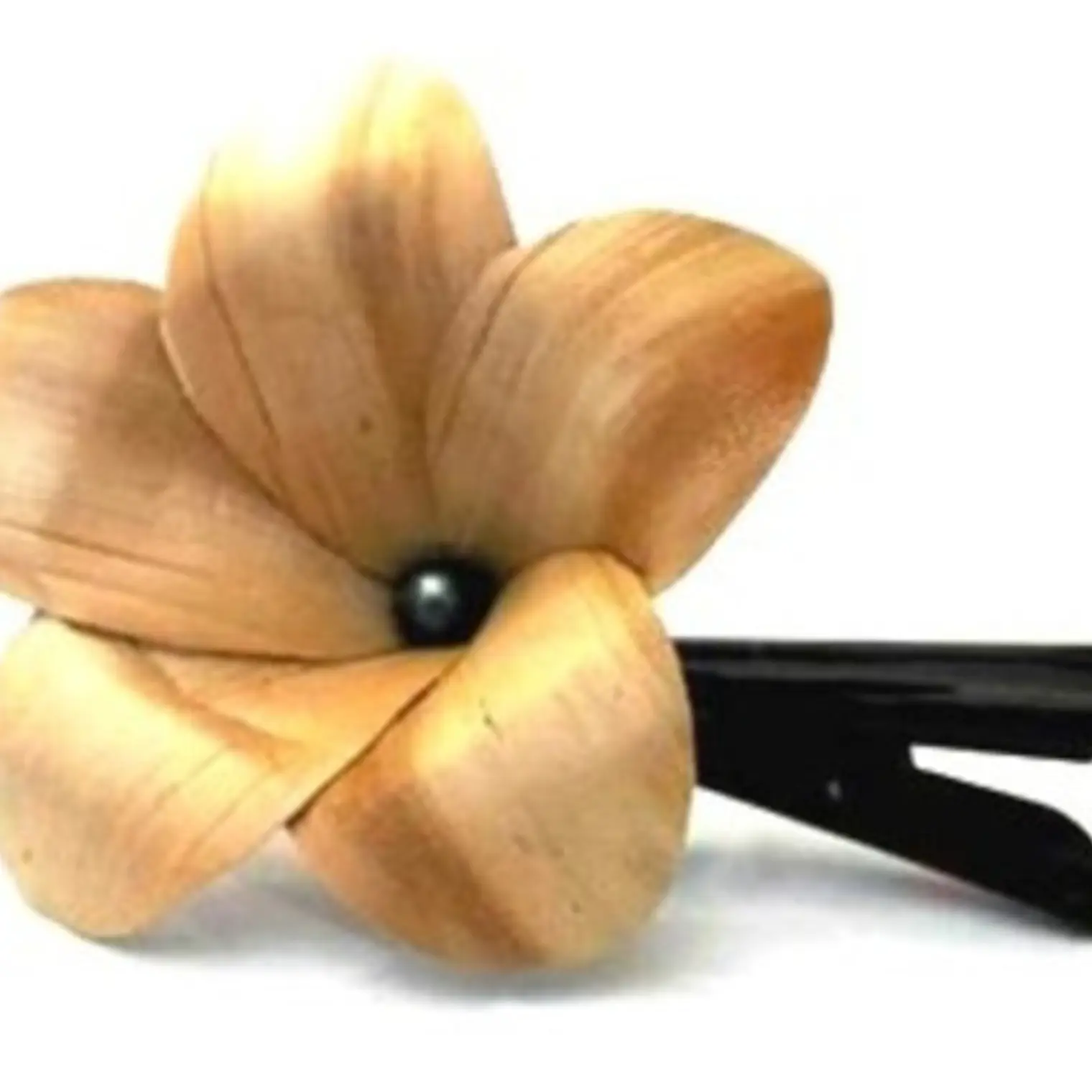 Pinche Para Cabello Flor De Pandanus De Tahiti 10cm 1