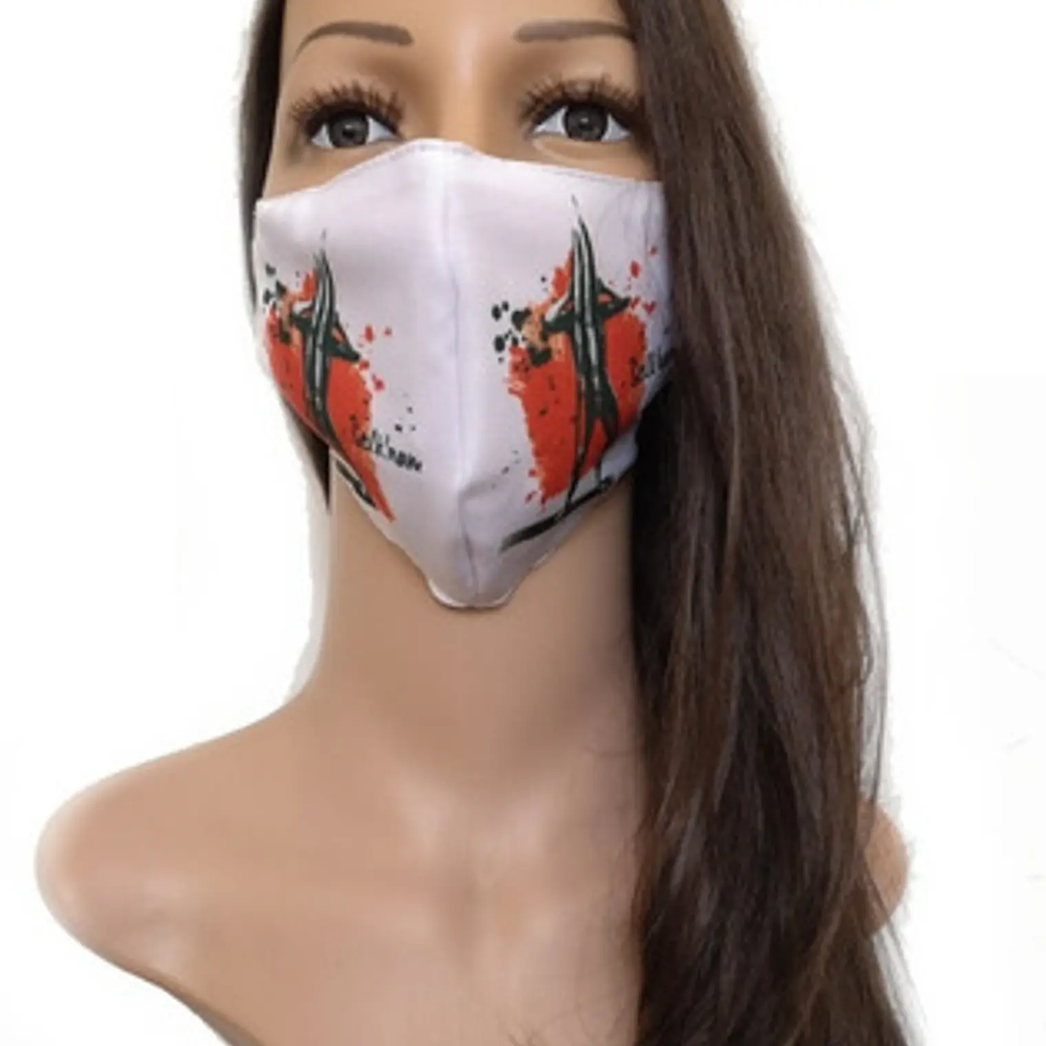 Mascarilla Cubre Boca Doble Tela Diseño Selknam Koshmenk 2