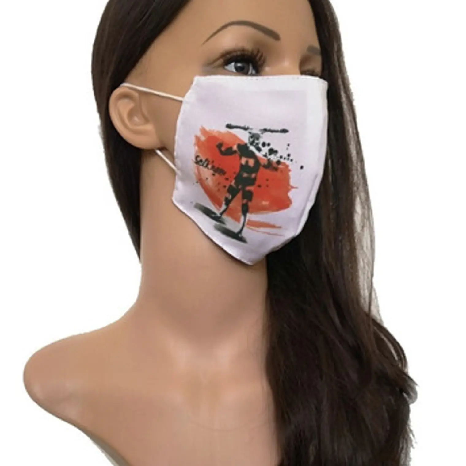 Mascarilla Cubre Boca Doble Tela Diseño Selknam Kotaix 1