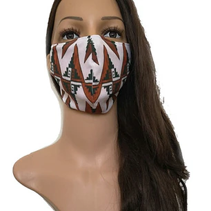 Mascarilla Tapa Boca Y Nariz Doble Tela Diseño Diaguita