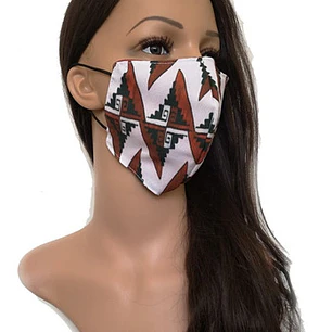 Mascarilla Tapa Boca Y Nariz Doble Tela Diseño Diaguita