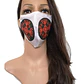 Mascarilla Doble Tela Diseño Mapuche Kultrun Naranjo Verde - thumbnail 2