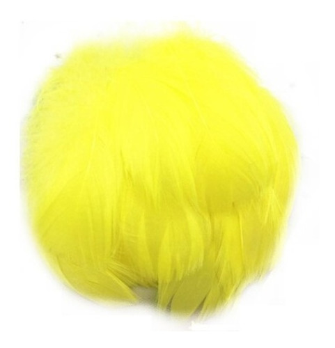 Bolsa Plumas Amarillo entre 4 y 8cm Ideal Para Artesania app plumas