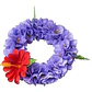 Corona De Flores Ajustable Tipanie Lila e hibisco - Miniatura 1