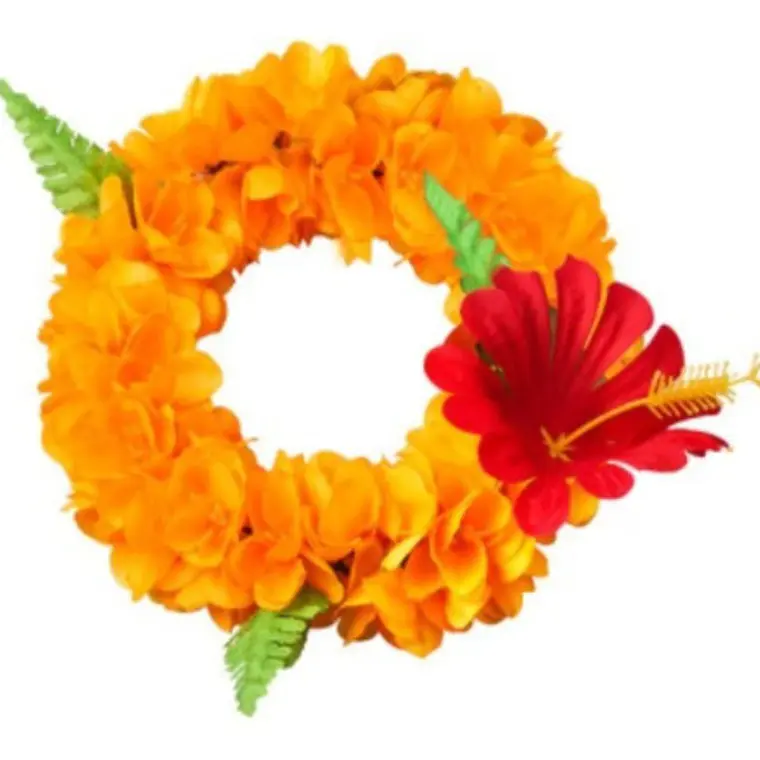Diadema Corona De Flores Ajustable De Tipanie Naranja  1