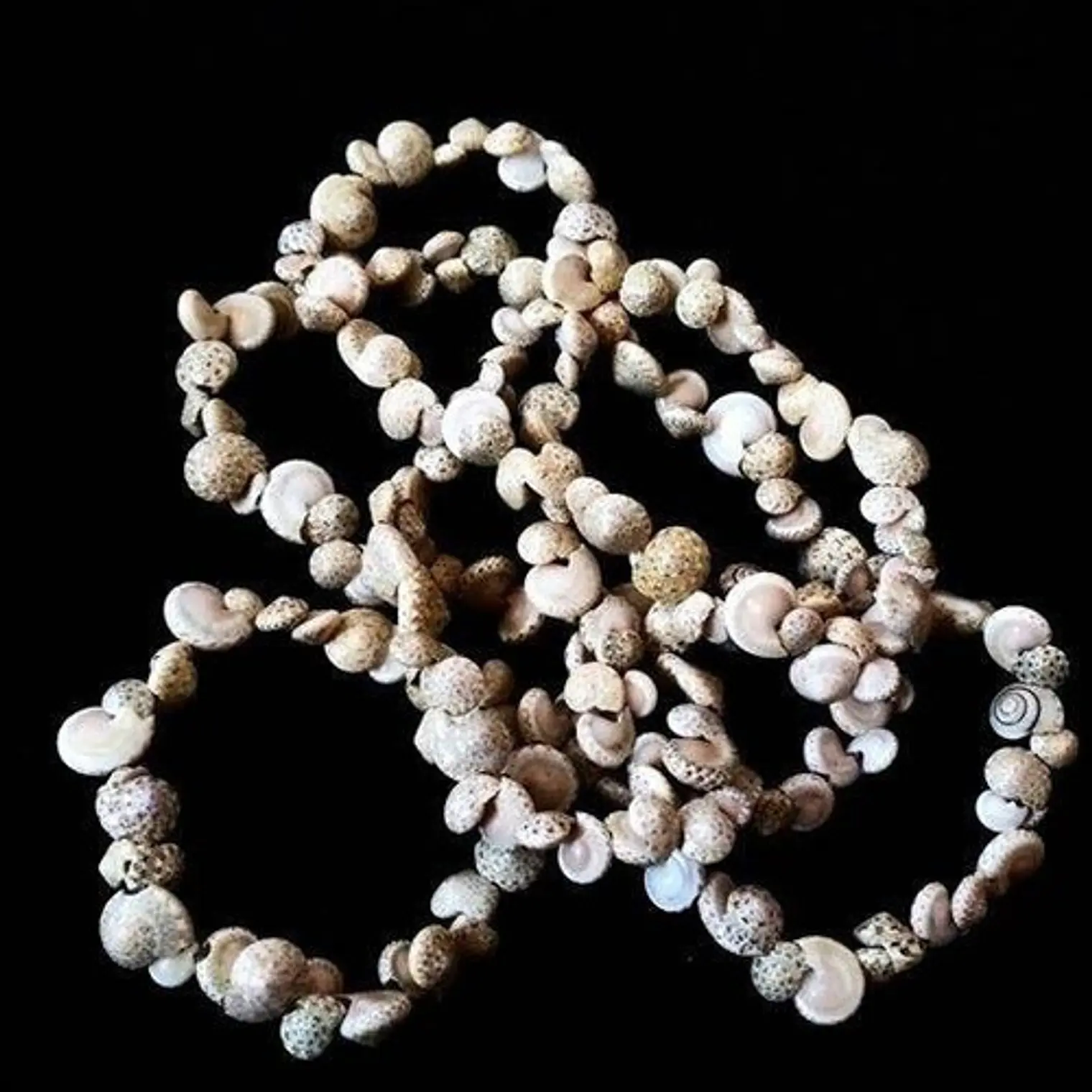 Collar De Cochitas Pipi Color Gris Largo 80cm 5