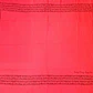 Pareo Napohe Color Fucsia Borde Rongo Rongo 1,75X1,15MTS - Miniatura 1
