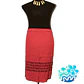 Pareo Napohe Color Fucsia Borde Rongo Rongo 1,75X1,15MTS - Miniatura 3