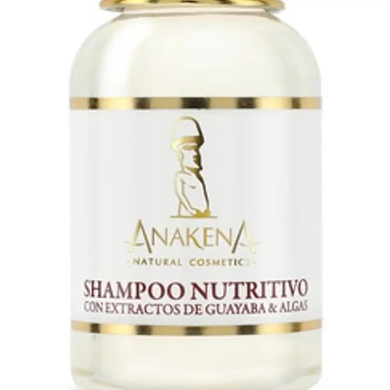 Pack 35ml Anakena Balsamo Y Shampoo Nutritivo con extractos de guayaba y algas 2
