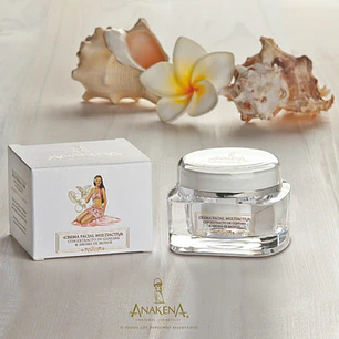 Anakena Crema Facial Con Extractos De Guayaba, aroma floral de monoi tiare, Nutritiva, humectante, anti age