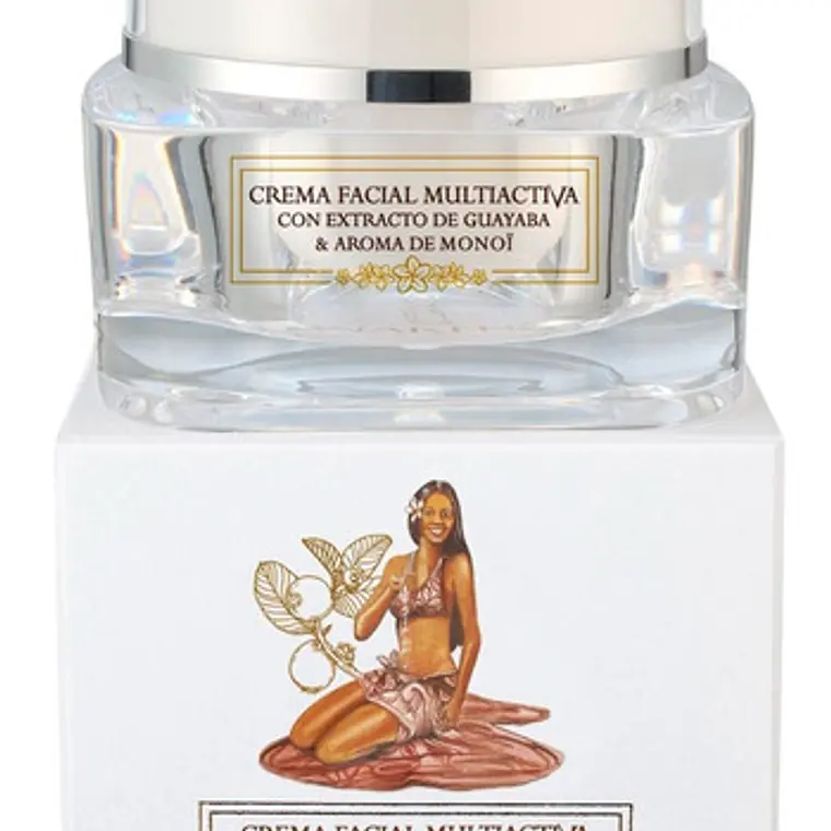 Anakena Crema Facial Con Extractos De Guayaba, aroma floral de monoi tiare, Nutritiva, humectante, anti age 3