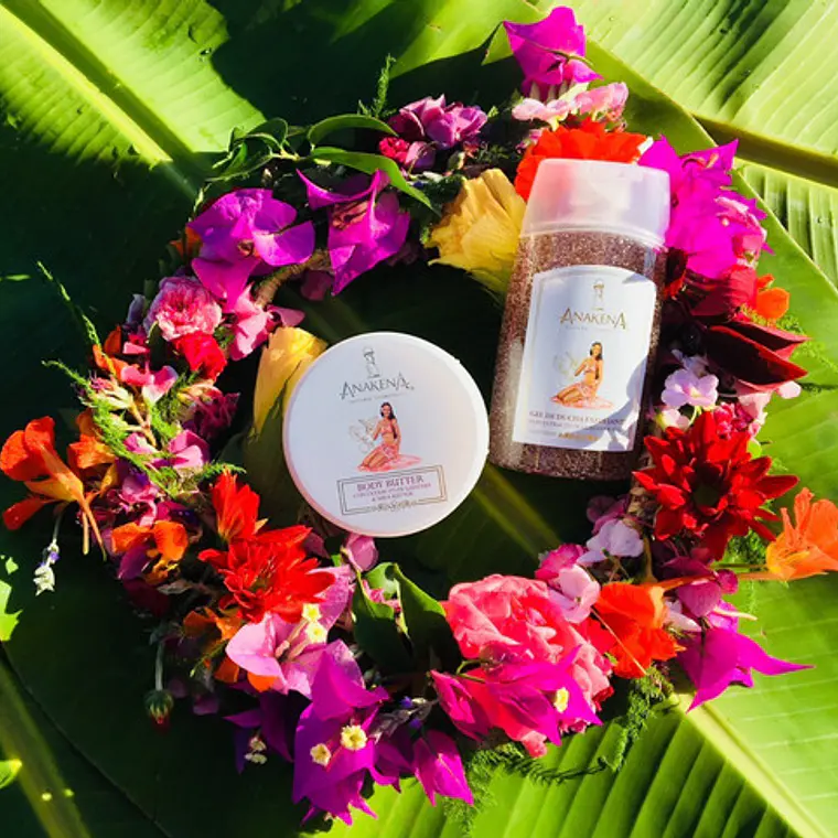 Pack Anakena Gel exfoliante De Ducha 150 Ml y Body Butter 100ml 3