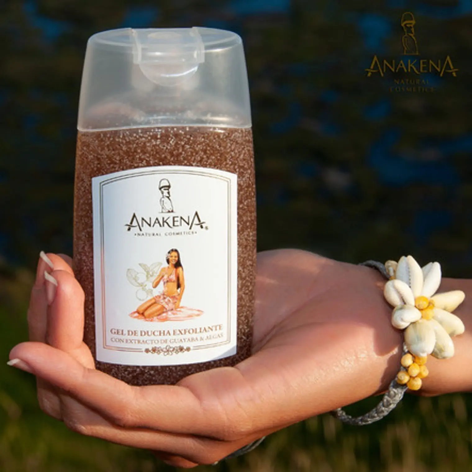 Gel De Ducha Exfoliante 150ml Anakena Aroma Monoi 4