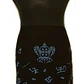 Pareo Corto Napohe Color Negro Tortuga Rongo Rongo Azul - Miniatura 2