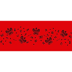 Pareo Corto Napohe Color Rojo Tortuga Rongo Rongo 