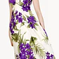 Vestido Mariposa beige con Tipanie morado Polinesico importado desde Hawaii - Miniatura 1
