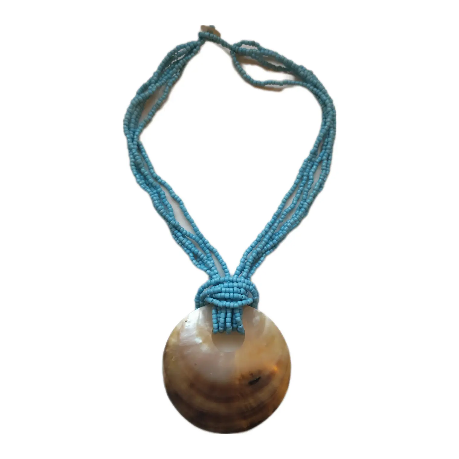Nacar and Mostacilla necklace 4
