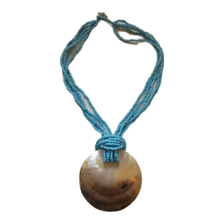 Nacar and Mostacilla necklace 4
