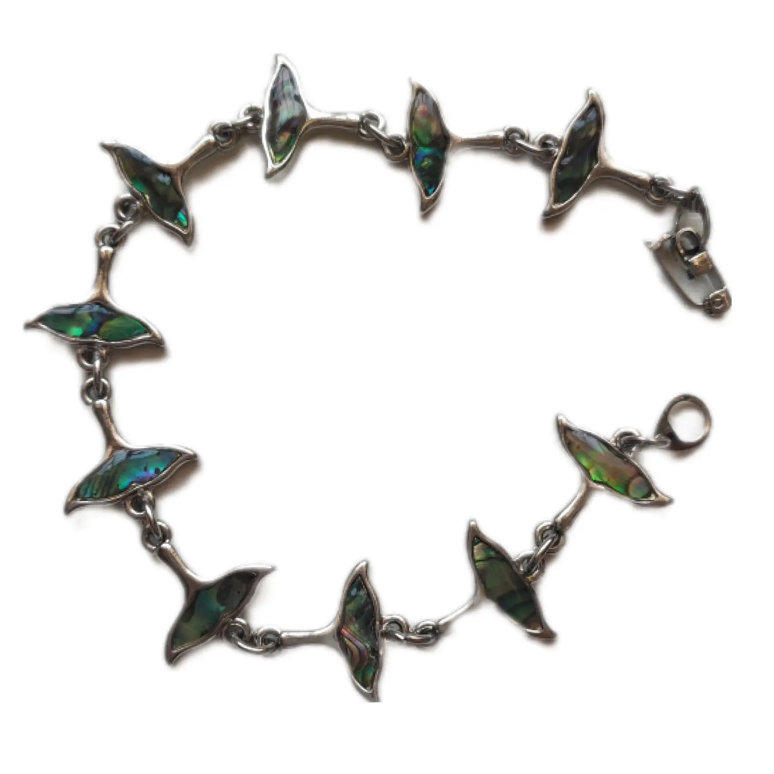 Pulsera fantasía y abalon cola de ballena 1