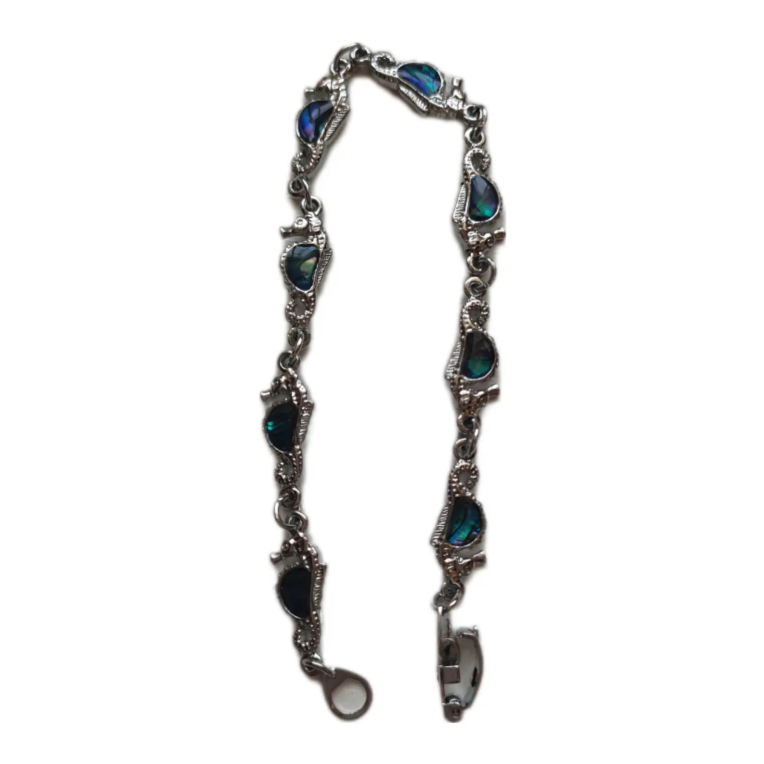 Pulsera fantasía y abalon caballo de mar 3