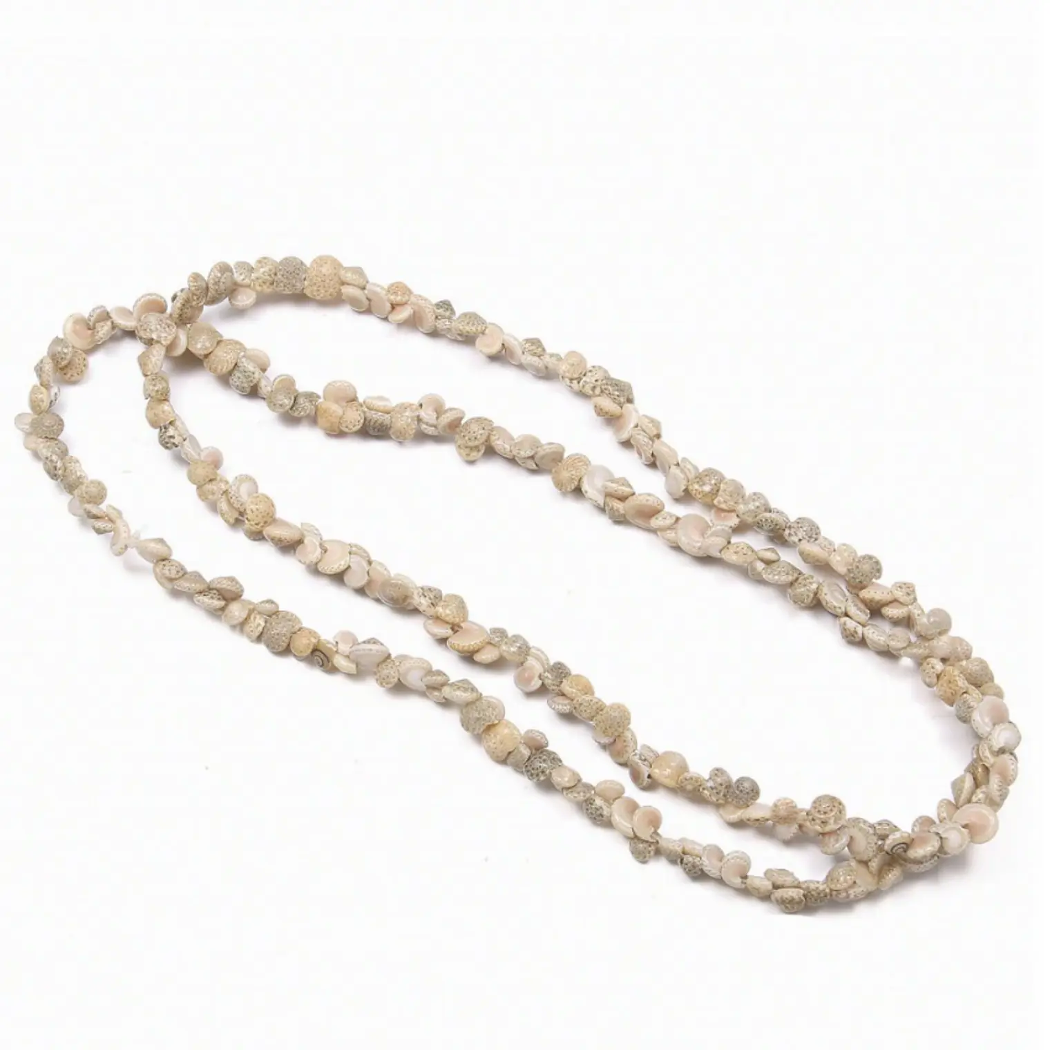 Collar De Cochitas Pipi Color Gris Largo 80cm 2