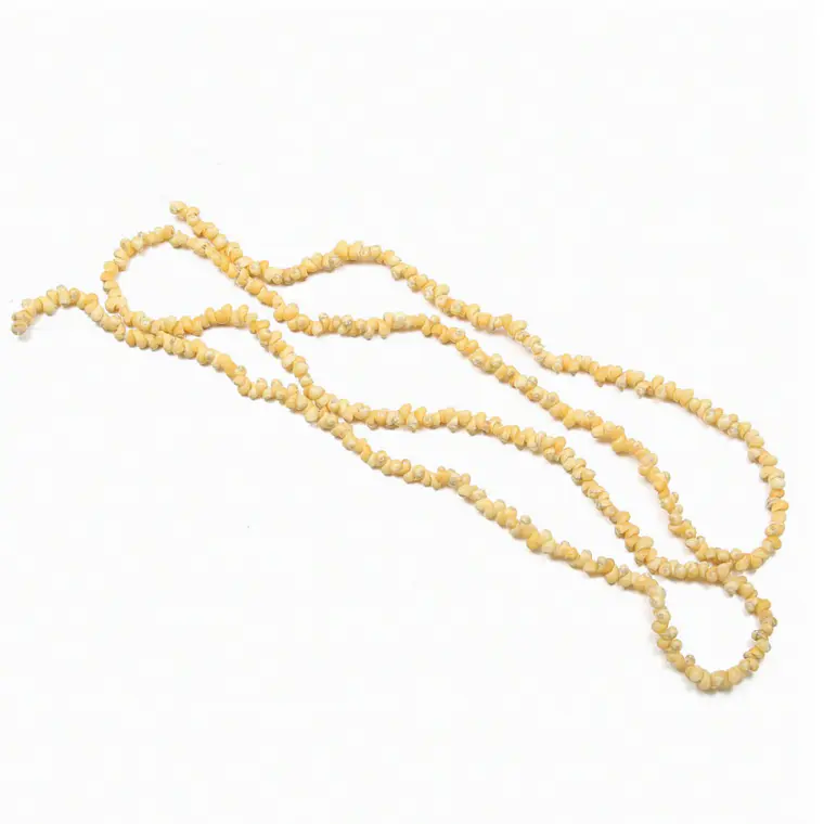 Collar De Cochitas Pipi Color amarillo Largo 50cm 2