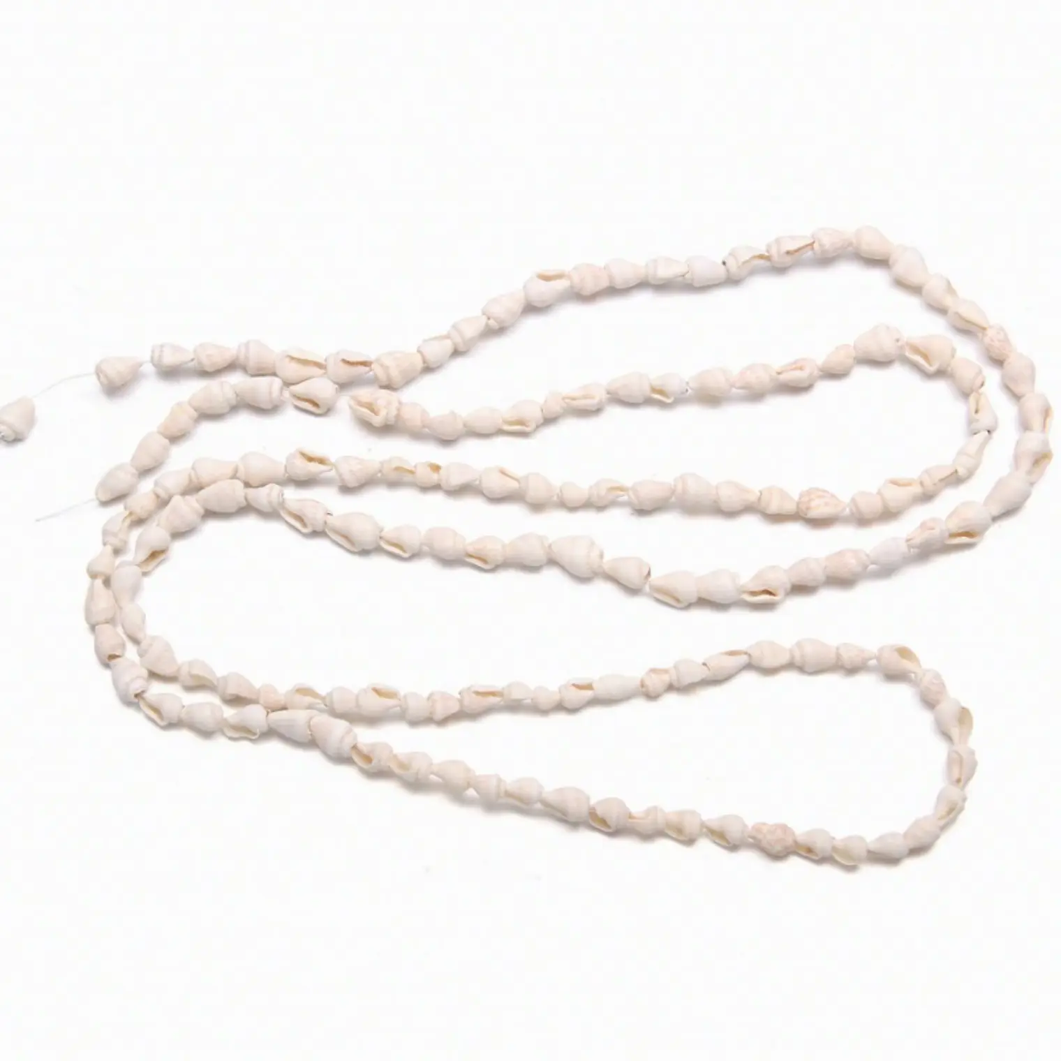 Collar De Conchitas Blanco Largo 120cm 4
