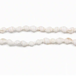Collar De Conchitas Blanco Largo 120cm