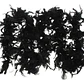 Boa 1,2mts De Plumas artificial negra Para Decoración y/o Manualidades - thumbnail 2