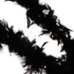 Boa 1,2mts De Plumas artificial negra Para Decoración y/o Manualidades - thumbnail 1