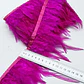 1 metro Boa Plumas Fucsia con morado 10 A 12 Cm punta - thumbnail 1