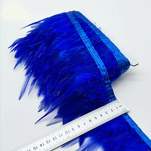 1 metro Boa Plumas azul Largo 10 A 12cm pluma en punta